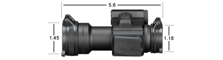 Dimensions StrikeFire II Red Dot